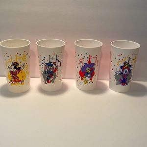 COPY - 1991 Walt Disney World 20th Anniversary Coca Cola Cups